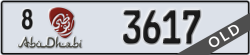 abu dhabi - code - 8 - number -3617