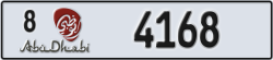 abu dhabi - code - 8 - number -4168