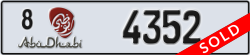 abu dhabi - code - 8 - number -4352