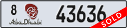 abu dhabi - code - 8 - number -43636