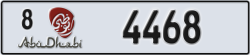 abu dhabi - code - 8 - number -4468