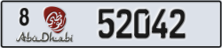 abu dhabi - code - 8 - number -52042