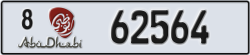 abu dhabi - code - 8 - number -62564