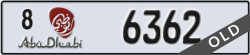 abu dhabi - code - 8 - number -6362