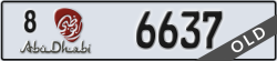 abu dhabi - code - 8 - number -6637