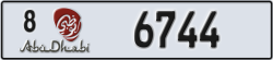 abu dhabi - code - 8 - number -6665
