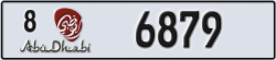 abu dhabi - code - 8 - number -6879