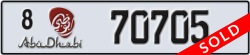abu dhabi - code - 8 - number -70705