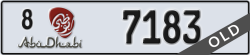 abu dhabi - code - 8 - number -7183