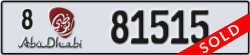 abu dhabi - code - 8 - number -81515