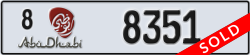 abu dhabi - code - 8 - number -8351