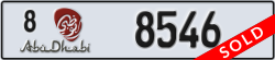 abu dhabi - code - 8 - number -8546