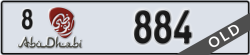 abu dhabi - code - 8 - number -884