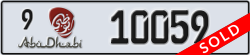abu dhabi - code - 9 - number -10059