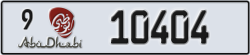 abu dhabi - code - 9 - number -10404