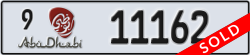 abu dhabi - code - 9 - number -11162