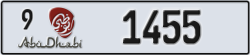 abu dhabi - code - 9 - number -1455