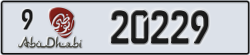 abu dhabi - code - 9 - number -20229