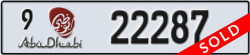 abu dhabi - code - 9 - number -22287