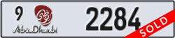 abu dhabi - code - 9 - number -2284