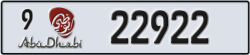 abu dhabi - code - 9 - number -22922