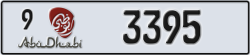 abu dhabi - code - 9 - number -3395