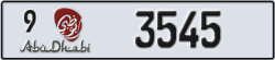 abu dhabi - code - 9 - number -3545
