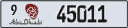 abu dhabi - code - 9 - number -45011