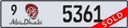 abu dhabi - code - 9 - number -5361