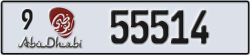 abu dhabi - code - 9 - number -55514