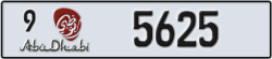 abu dhabi - code - 9 - number -5625