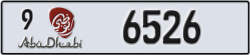 abu dhabi - code - 9 - number -6526