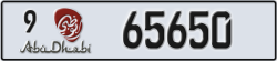 abu dhabi - code - 9 - number -65650