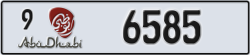 abu dhabi - code - 9 - number -6585