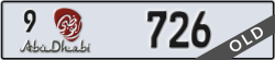 abu dhabi - code - 9 - number -726
