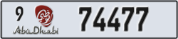 abu dhabi - code - 9 - number -74477