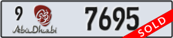 abu dhabi - code - 9 - number -7695