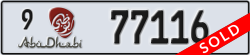 abu dhabi - code - 9 - number -77116