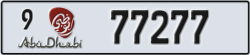 abu dhabi - code - 9 - number -77277
