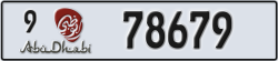 abu dhabi - code - 9 - number -78679