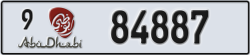 abu dhabi - code - 9 - number -84887