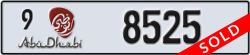 abu dhabi - code - 9 - number -8525