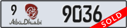 abu dhabi - code - 9 - number -9036