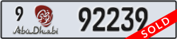 abu dhabi - code - 9 - number -92160
