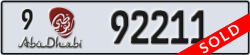 abu dhabi - code - 9 - number -92211