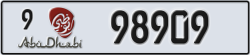 abu dhabi - code - 9 - number -98909