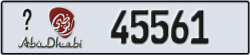 abu dhabi - code - _ - number -45561