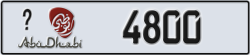 abu dhabi - code - _ - number -4800