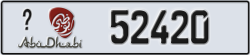 abu dhabi - code - _ - number -52420