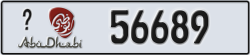abu dhabi - code - _ - number -56689